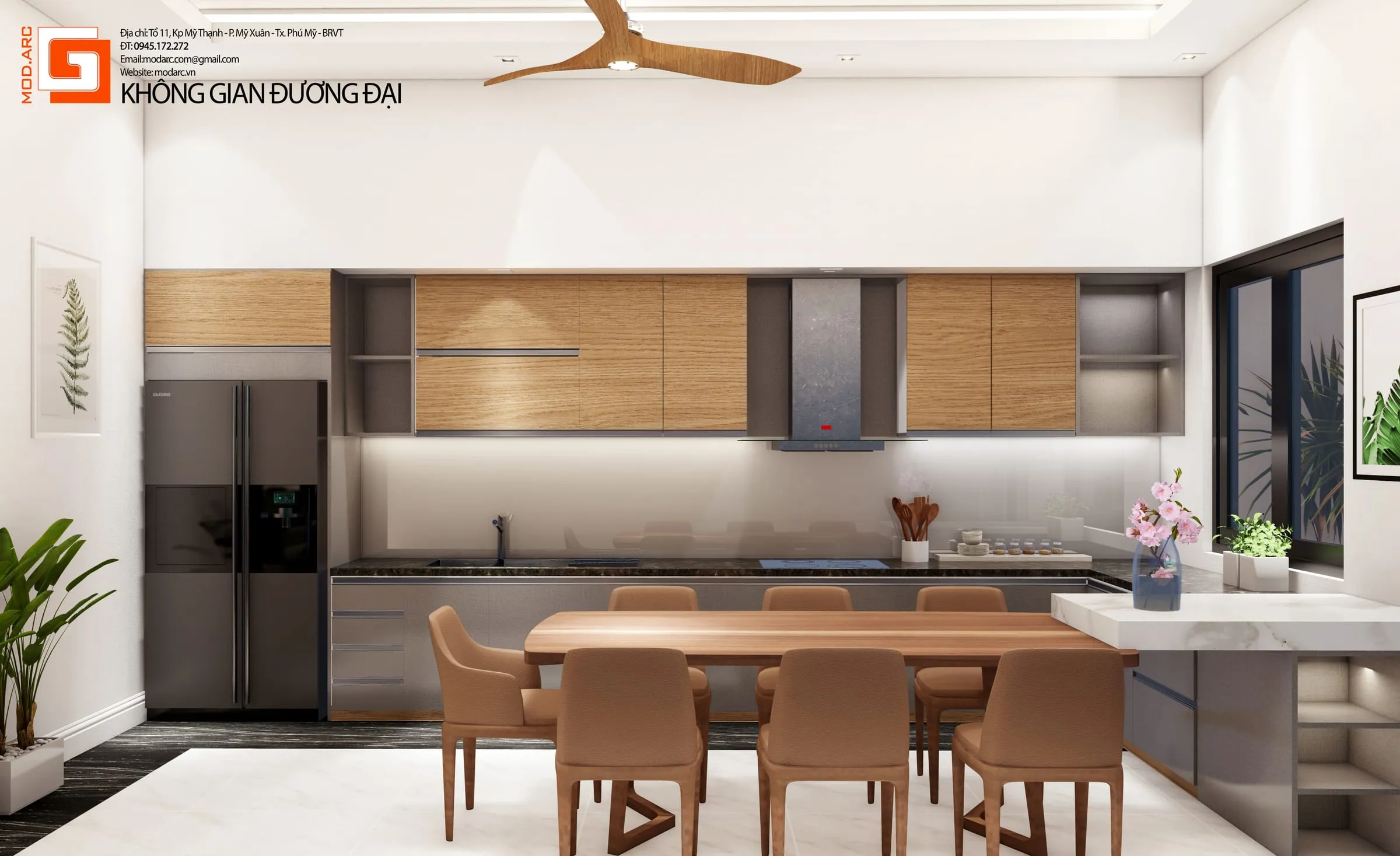 Nhà phố chị Duyên – phối cảnh 2