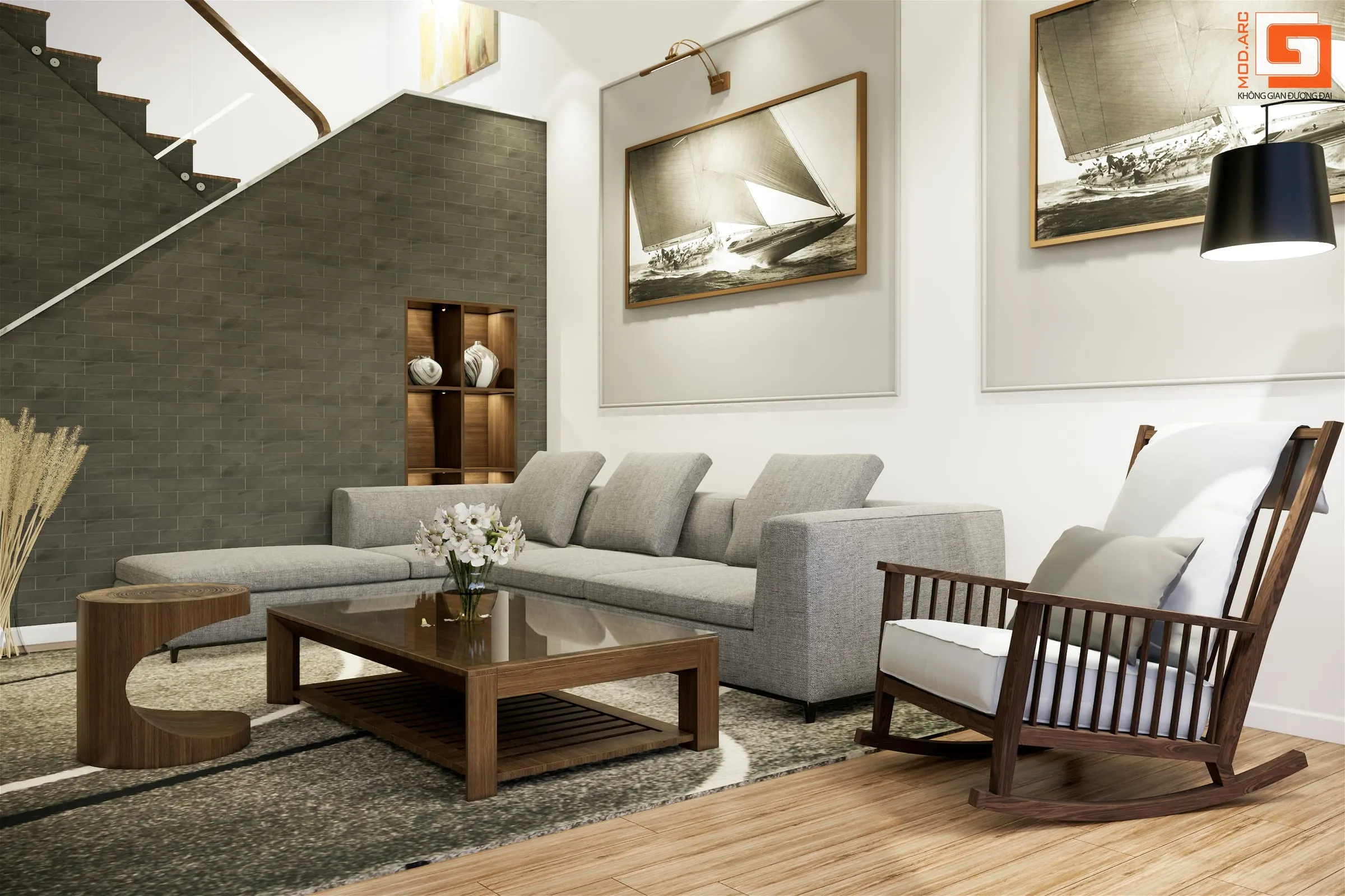 Nhà phố chị Hoàng – phối cảnh 6