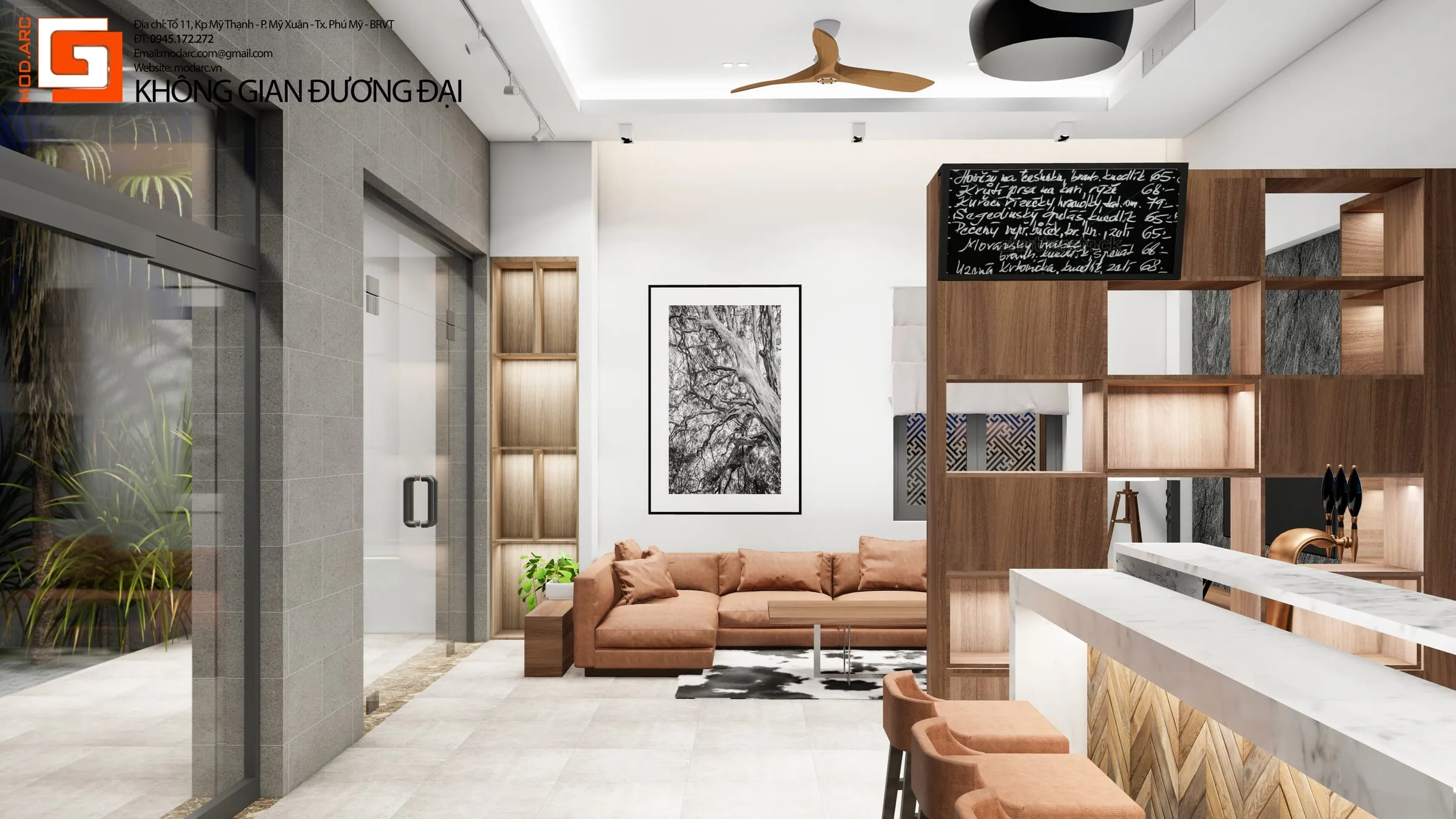Nhà phố chị Tương – phối cảnh 8