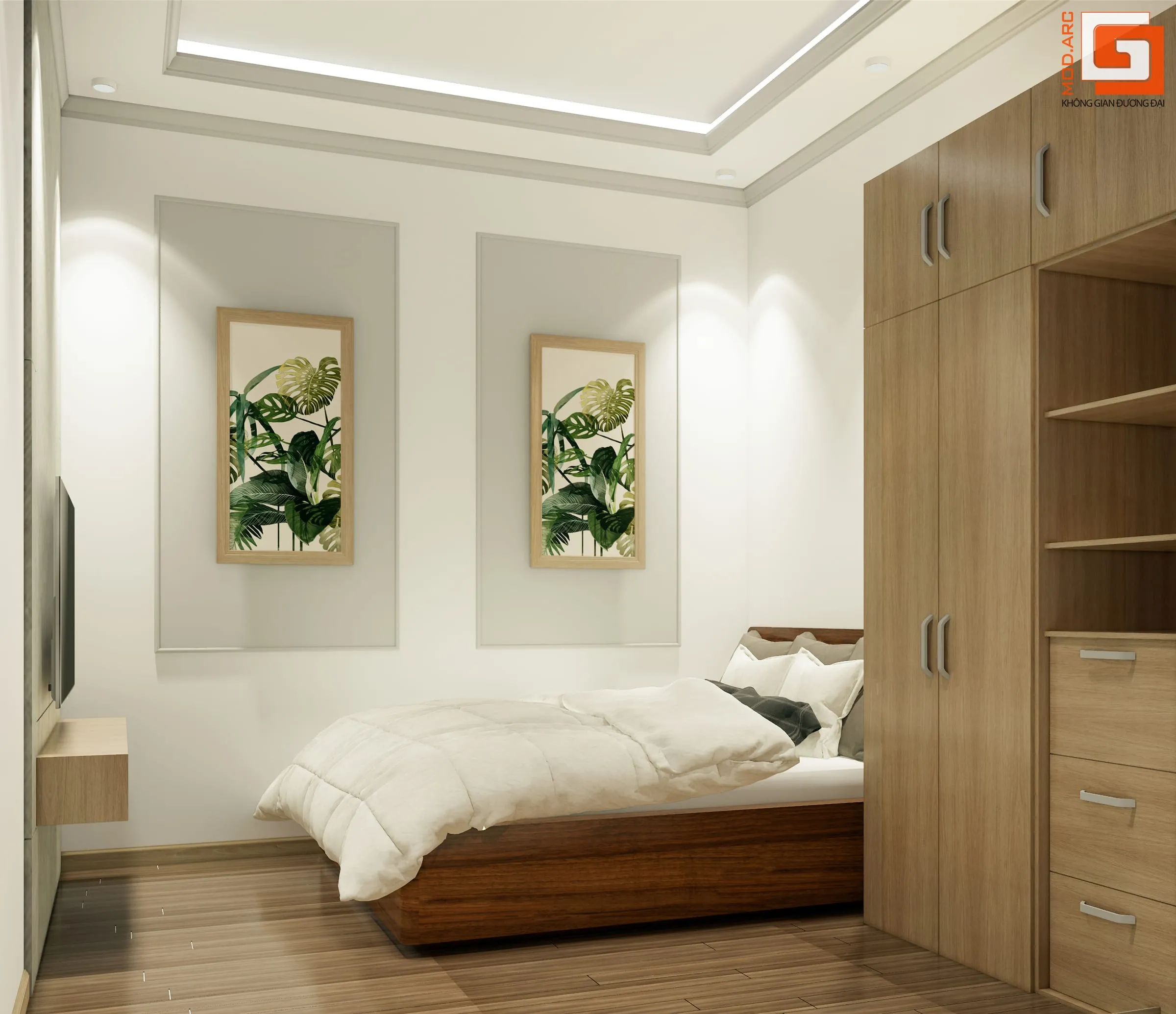 Nhà phố chị Hoàng – phối cảnh 8