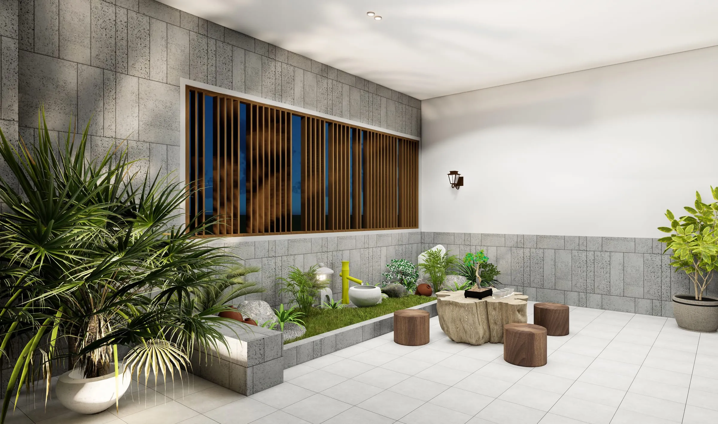 Nhà phố chị Tương – phối cảnh 11